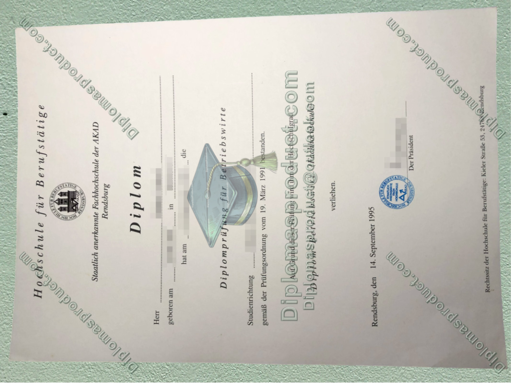 AKAD University Diploma,AKAD University Urkunde