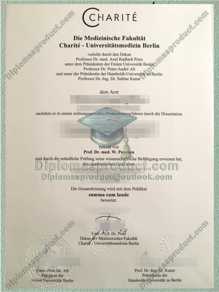 Charité Berlin University Medicine Urkunde, Charité Berlin University Medicine Degree Charité Berlin University Medicine Urkunde, Charité Berlin University Medicine Degree