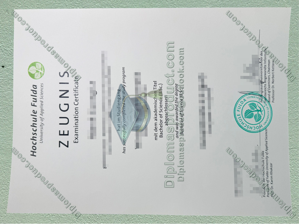 Hochschule Fulda Zeugnis,Hochschule Fulda Degree