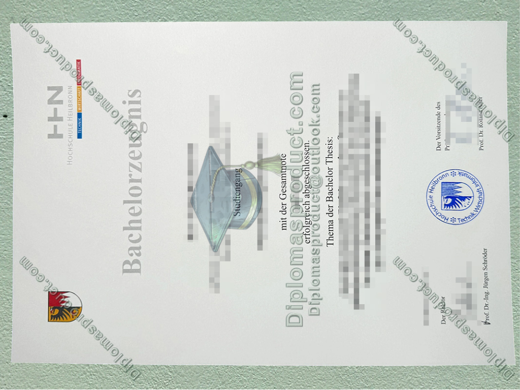 Hochschule Heilbronn Zeugnis, Hochschule Heilbronn Degree