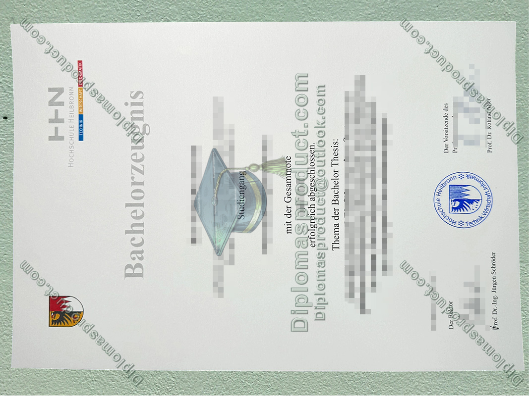 Hochschule Heilbronn Zeugnis, Hochschule Heilbronn Degree