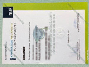 Ruhr-Universität Bochum Urkunde, Ruhr-Universität Bochum Degree