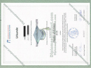 Technische Universität Kaiserslautern Urkunde, Technische Universität Kaiserslautern Degree