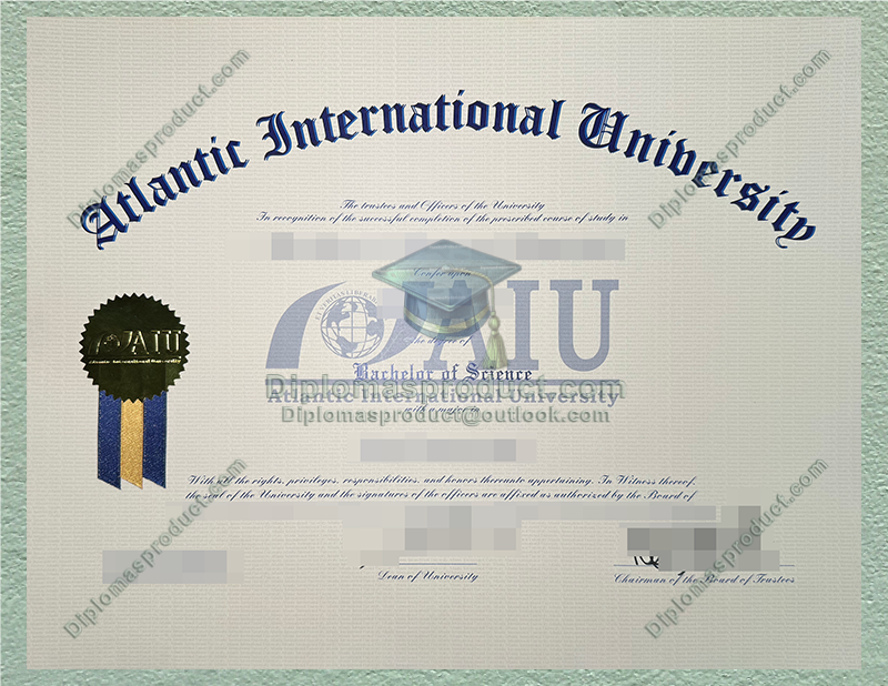 Atlantic International University Diploma, Atlantic International University Degree Atlantic International University Diploma, Atlantic International University Degree