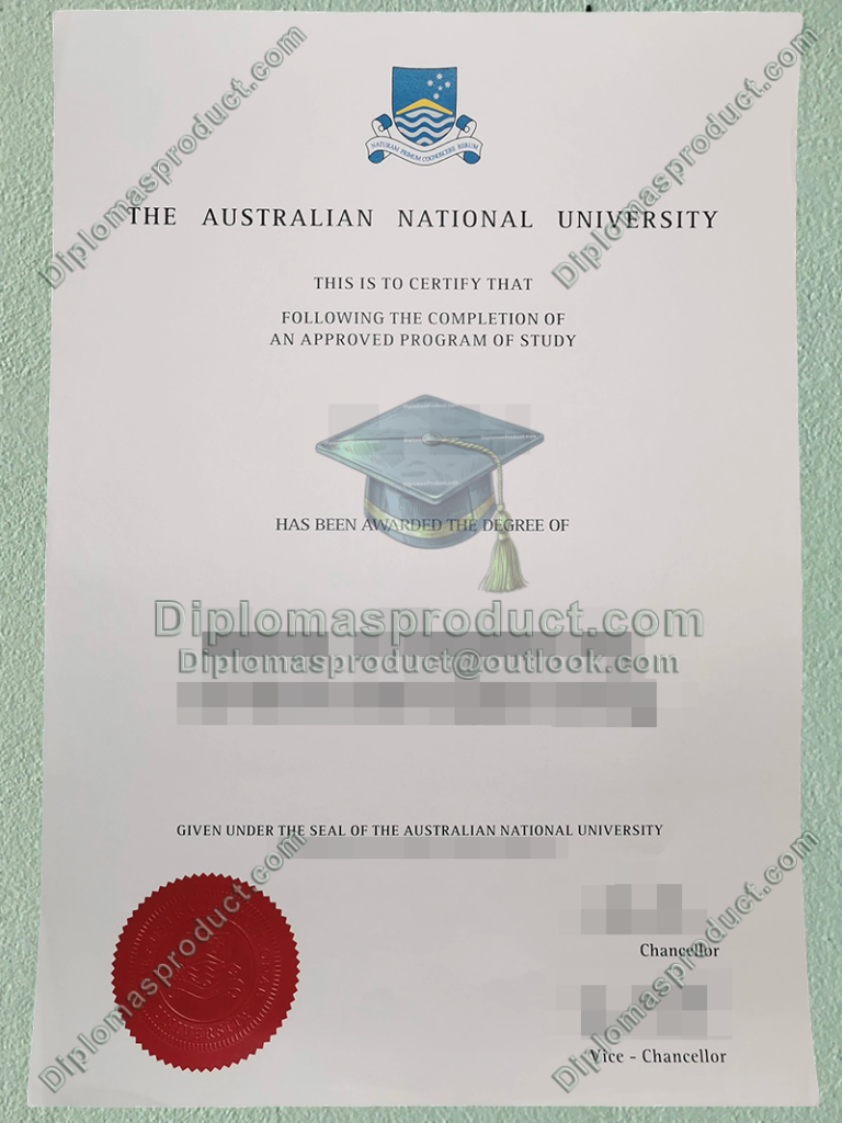 Australian National University Diploma, Australian National University Degree Australian National University Diploma, Australian National University Degree