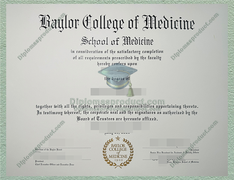 Baylor College of Medicine Diploma, Baylor College of Medicine Degree Baylor College of Medicine Diploma, Baylor College of Medicine Degree