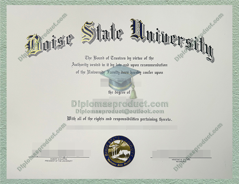 Boise State University Diploma, Boise State University Degree Boise State University Diploma, Boise State University Degree