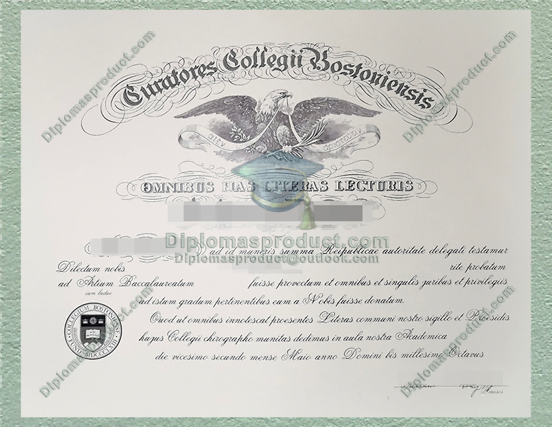 Boston College Diploma, Boston College Degree Boston College Diploma, Boston College Degree