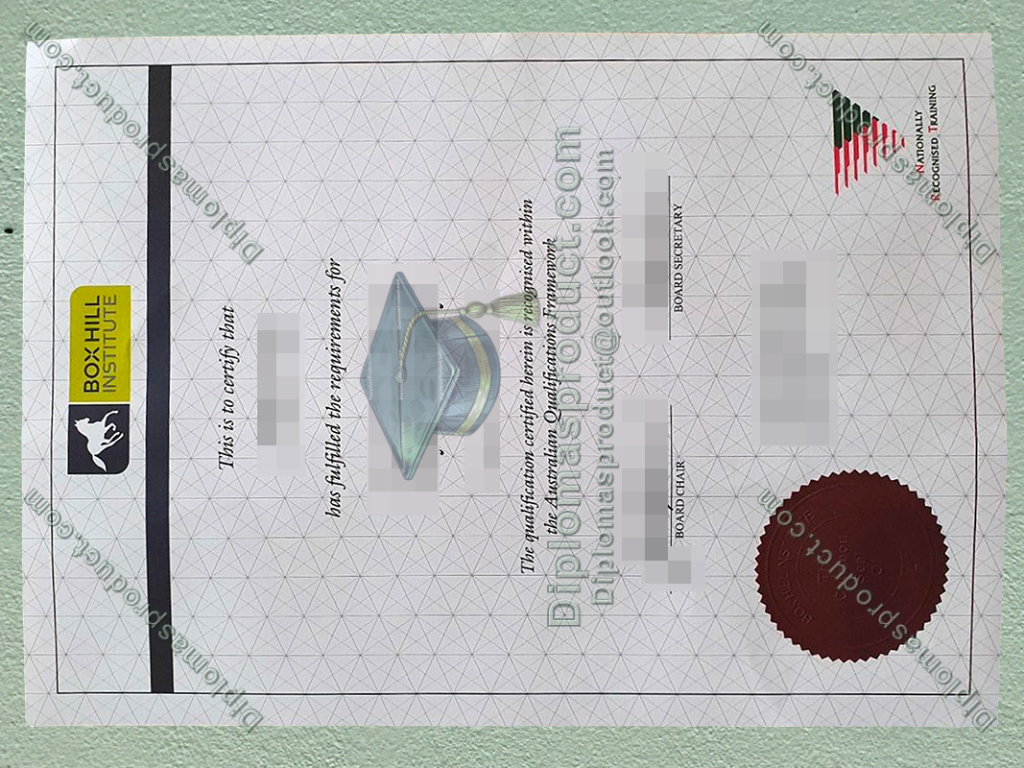 Box Hill Institute Certificate, Box Hill Institute Degree