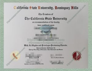 Cal State Dominguez Hills Degree, California State University Dominguez Hills Diploma