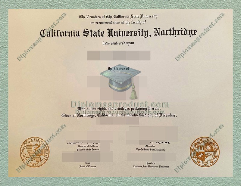 Cal State Northridge Diploma, California State University, Northridge Degree Cal State Northridge Diploma, California State University, Northridge Degree