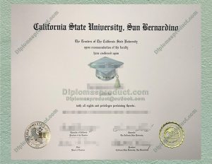 Cal State San Bernardino Diploma, California State University San Bernardino Degree