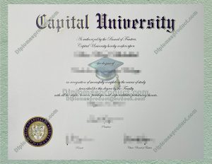 Capital University Degree, Capital University Diploma
