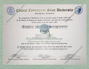 Central Connecticut State University Degree, Central Connecticut State University Diploma