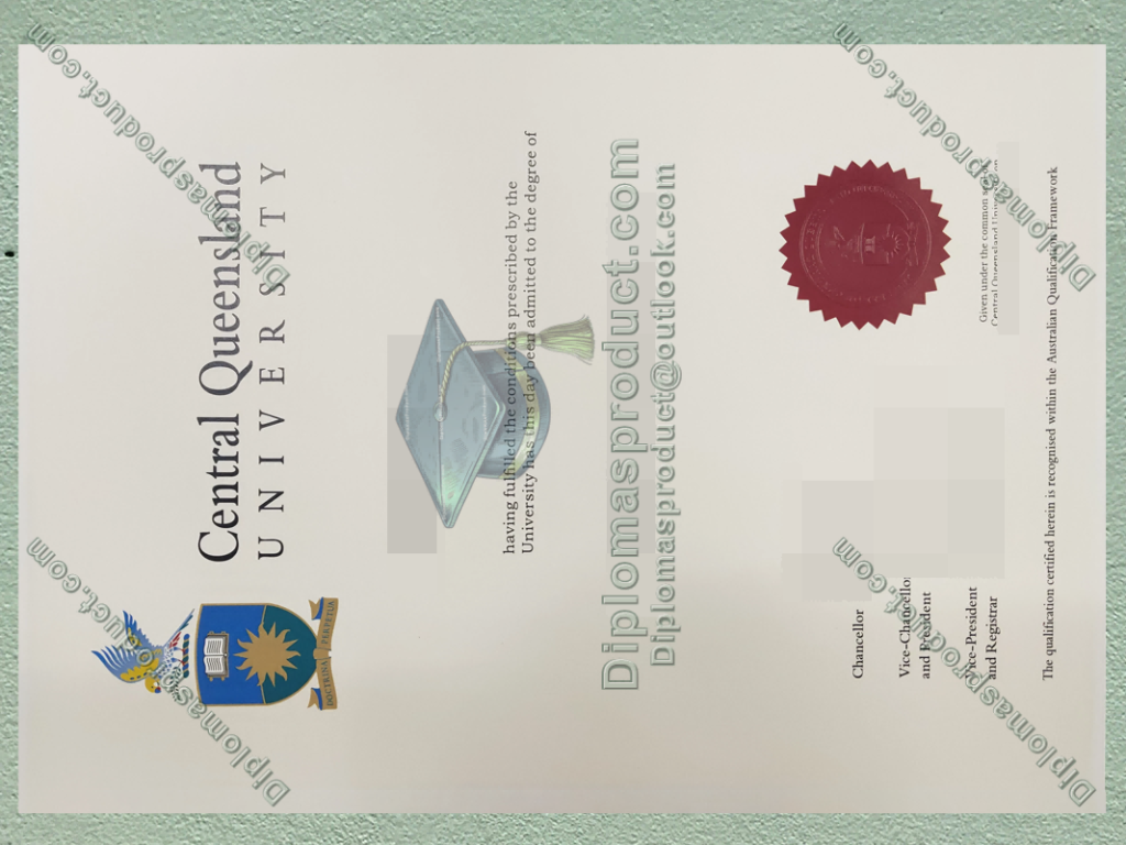 Central Queensland University Degree, Central Queensland University Diploma