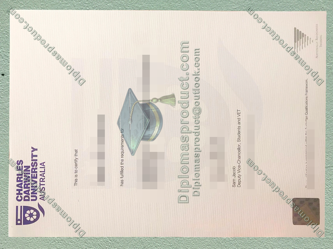 Charles Darwin University Diploma, Charles Darwin University Degree