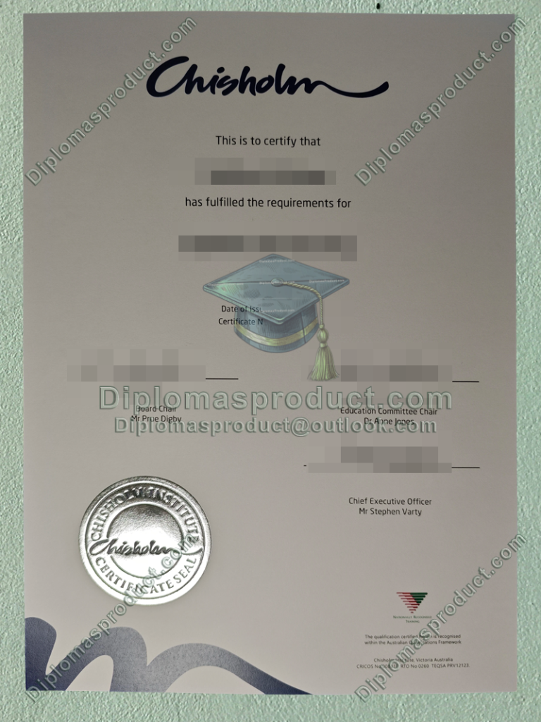 Chisholm Institute Diploma, Chisholm Institute Degree Chisholm Institute Diploma, Chisholm Institute Degree