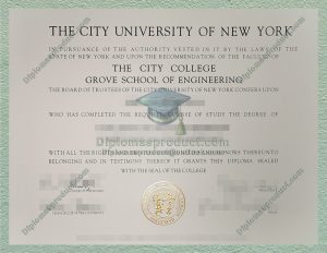 City College of New York Diploma, City College of New York Degree