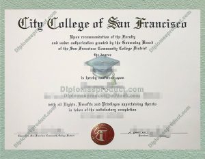 City College of San Francisco Diploma, City College of San Francisco Degree