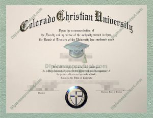 Colorado Christian University Diploma, Colorado Christian University Degree