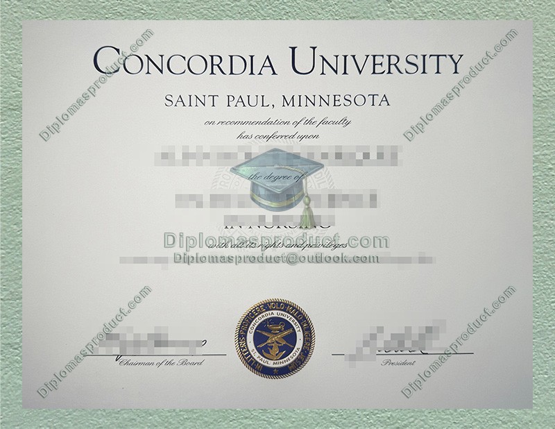 Concordia University St Paul Diploma, Concordia University St Paul Degree Concordia University St Paul Diploma, Concordia University St Paul Degree