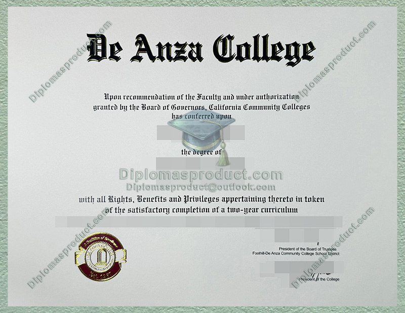 De Anza College Diploma, De Anza College Degree De Anza College Diploma, De Anza College Degree