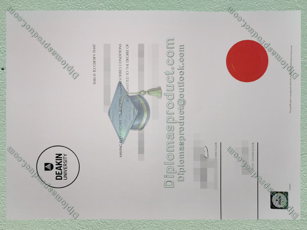 Deakin University Degree, Deakin University Diploma