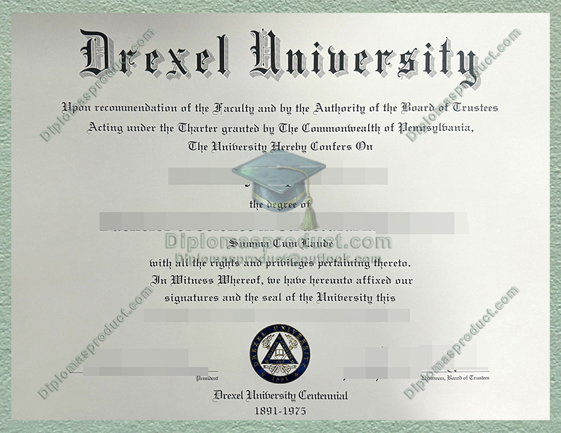 Drexel University Diploma, Drexel University Degree Drexel University Diploma, Drexel University Degree