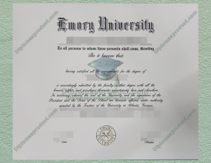 Emory University Degree, Emory University Diploma
