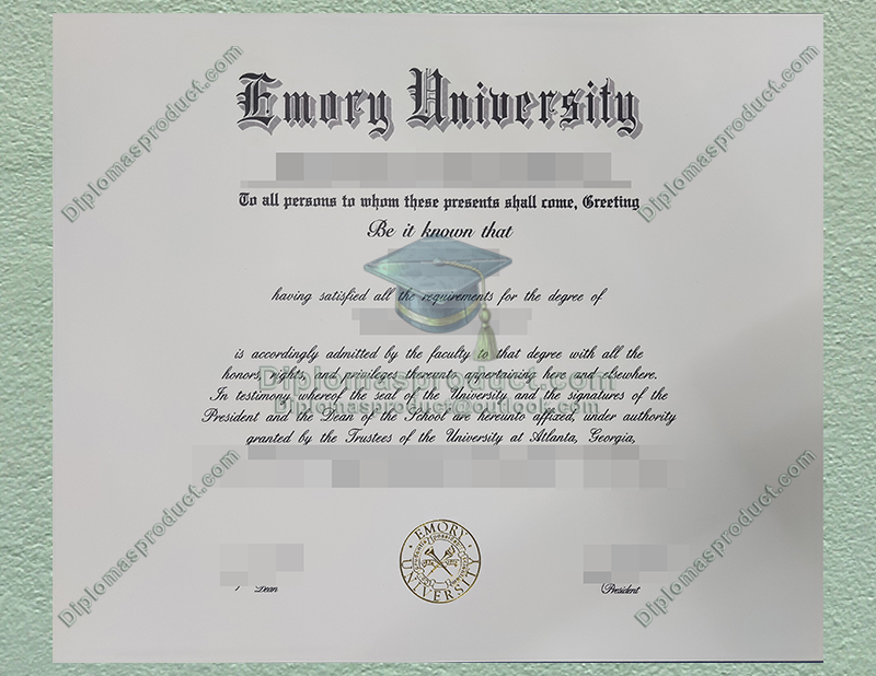 Emory University Degree, Emory University Diploma Emory University Degree, Emory University Diploma