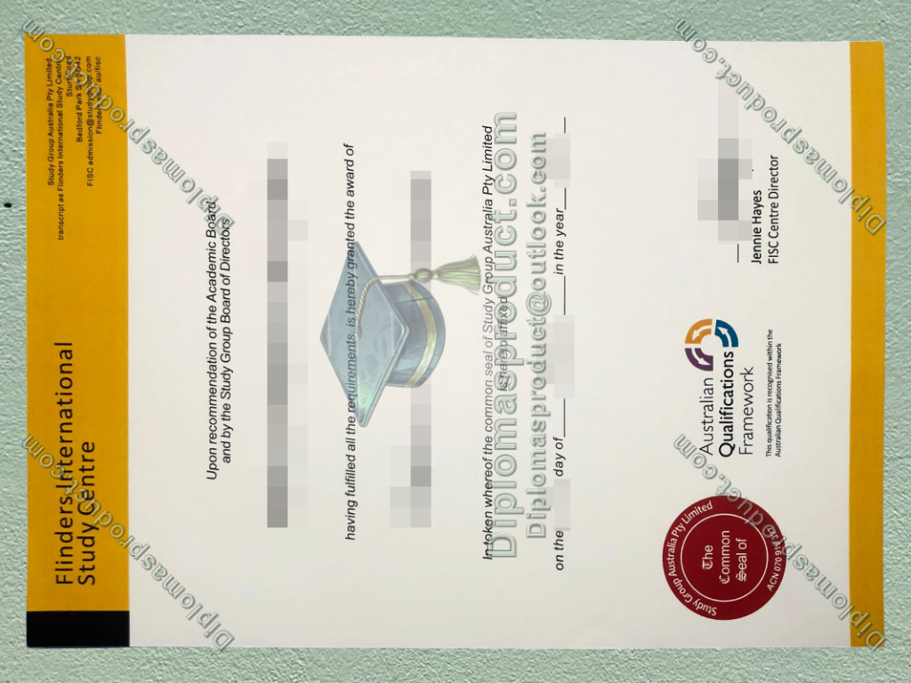 Flinders International Study Centre Diploma, Flinders International Study Centre Degree