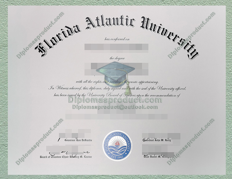 Florida Atlantic University Diploma, Florida Atlantic University Degree Florida Atlantic University Diploma, Florida Atlantic University Degree