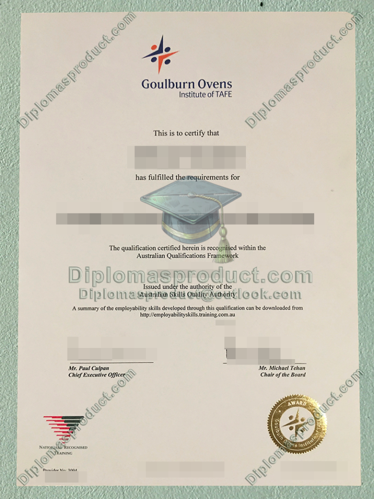Goulburn Ovens Institute of TAFE Diploma, Goulburn Ovens Institute of TAFE Degree Goulburn Ovens Institute of TAFE Diploma, Goulburn Ovens Institute of TAFE Degree