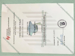 Hochschule für Wirtschaft und Gesellschaft Ludwigshafen Urkunde