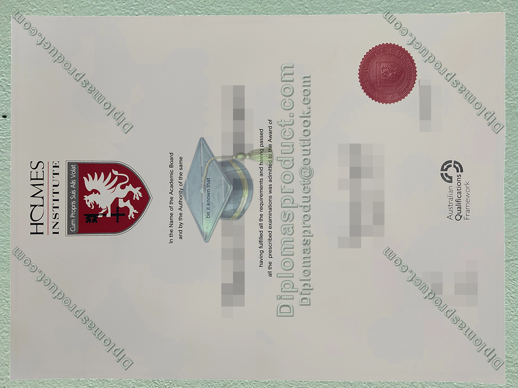 Holmes Institute Diploma, Holmes Institute Degree