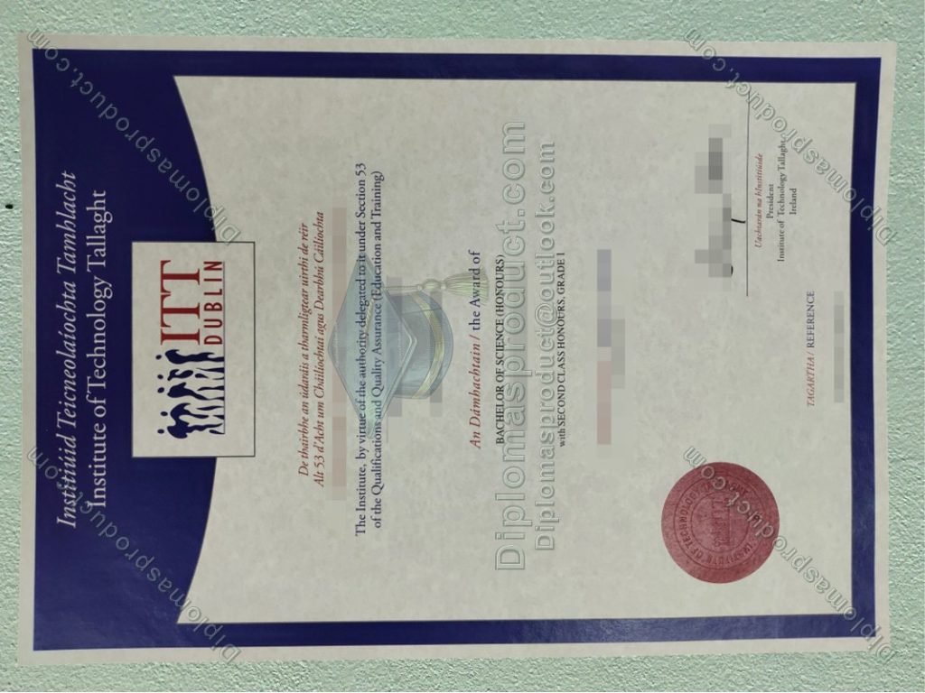 Institute of Technology Tallaght Degree, Institute of Technology Tallaght Diploma