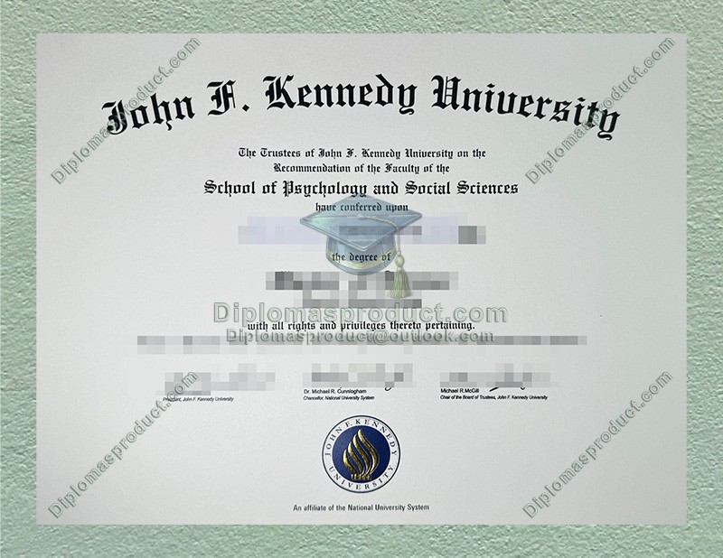 John F Kennedy University Diploma, John F Kennedy University Degree John F Kennedy University Diploma, John F Kennedy University Degree