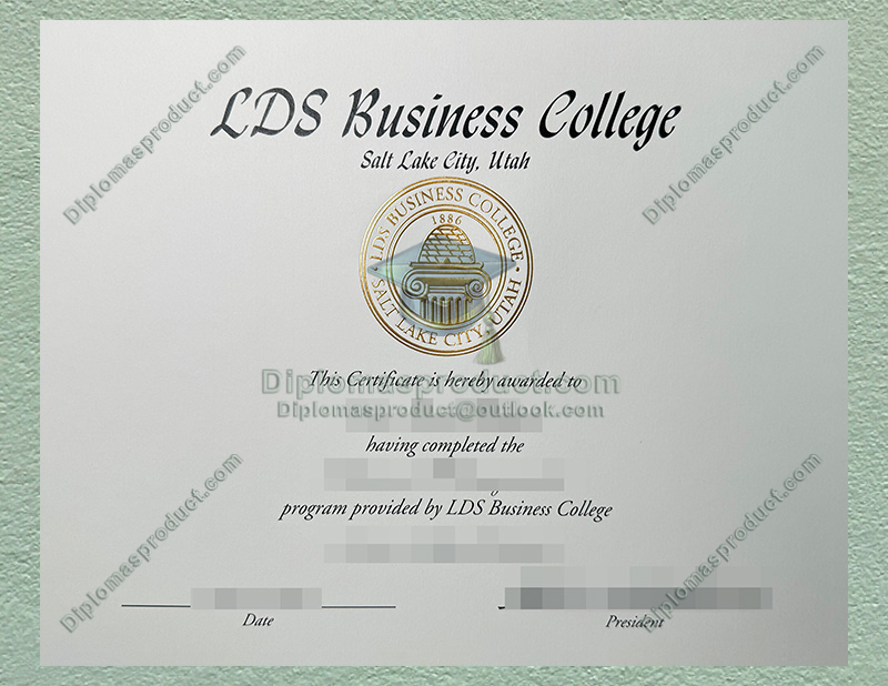 LDS Business College Diploma, LDS Business College Degree LDS Business College Diploma, LDS Business College Degree