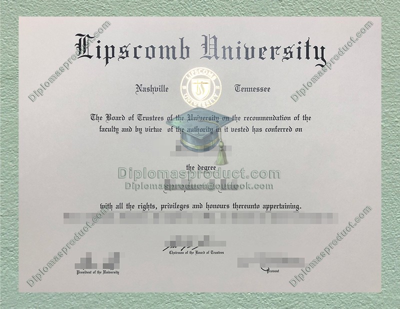 Lipscomb University Diploma, Lipscomb University Degree Lipscomb University Diploma, Lipscomb University Degree