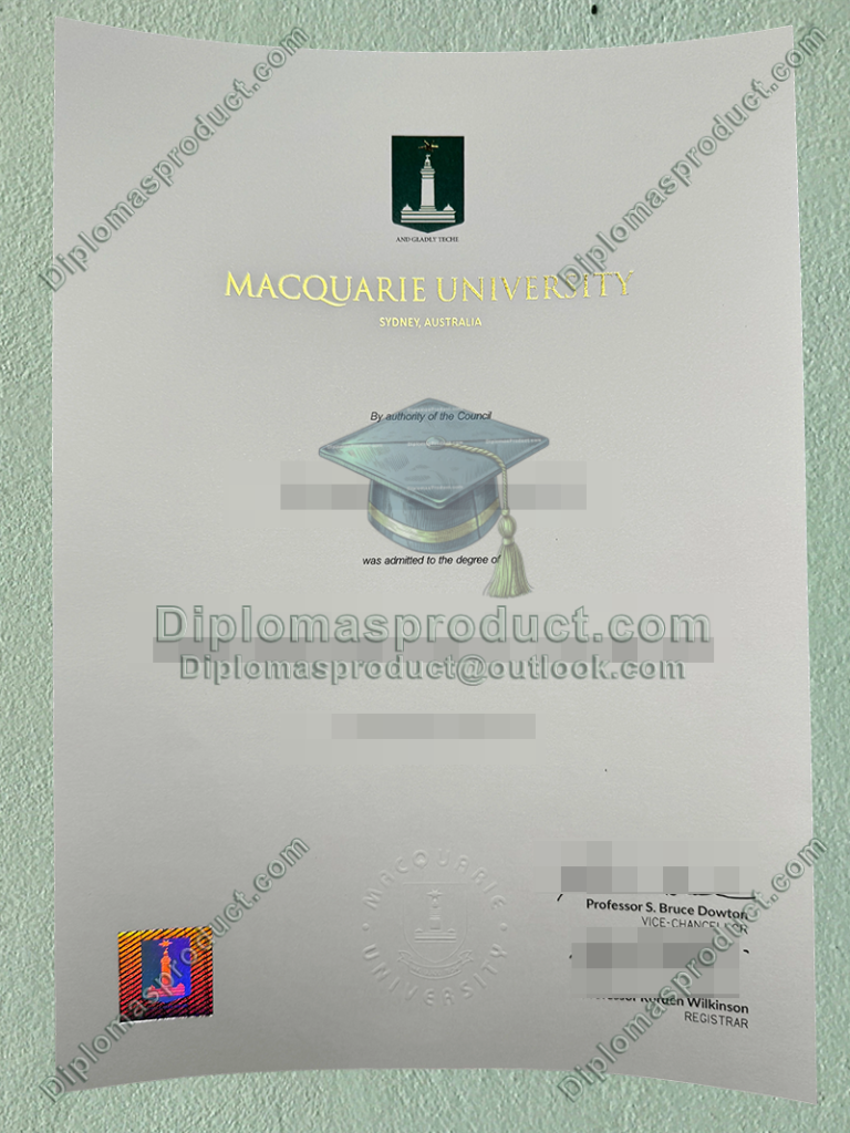 Macquarie University Diploma, Macquarie University Degree Macquarie University Diploma, Macquarie University Degree