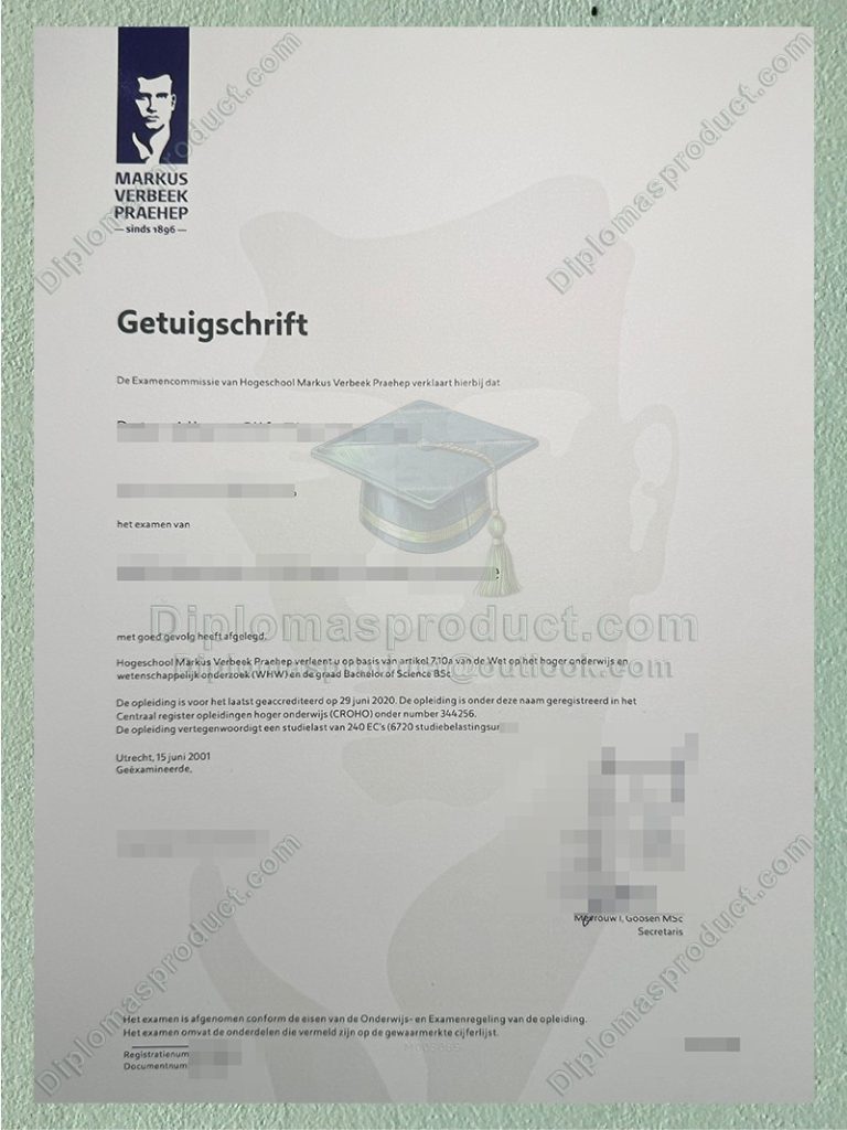 Markus Verbeek Praehep Diploma, Markus Verbeek Praehep Degree Markus Verbeek Praehep Diploma, Markus Verbeek Praehep Degree
