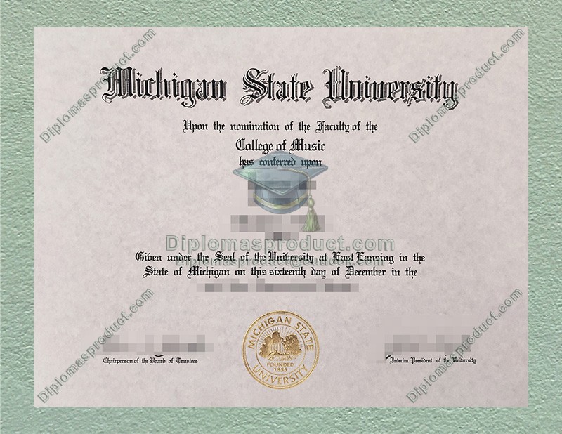 Michigan State University Diploma, Michigan State University Degree Michigan State University Diploma, Michigan State University Degree