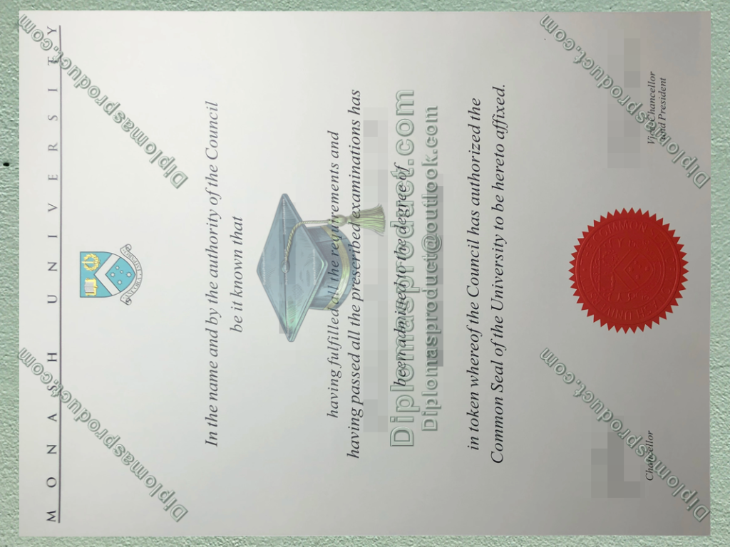 Monash University Diploma, Monash University Degree