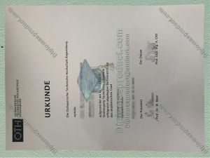 Ostbayerische Technische Hochschule Regensburg Urkunde, Ostbayerische Technische Hochschule Regensburg Degree