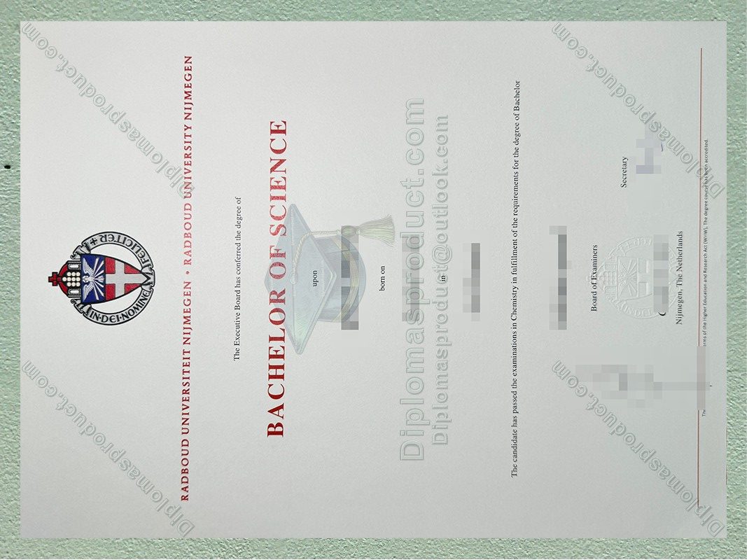 Radboud University Nijmegen Diploma, Radboud University Nijmegen Degree