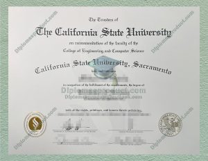 Sacramento State Diploma, California State University Sacramento Degree