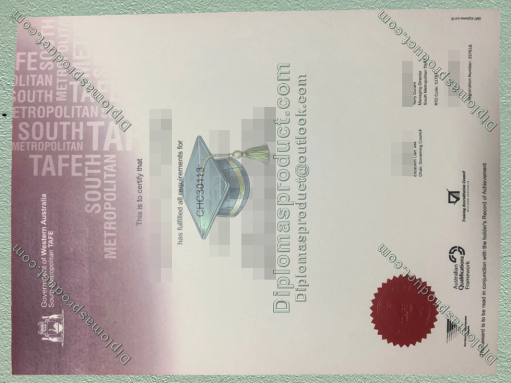South Metropolitan TAFE Degree, South Metropolitan TAFE Diploma
