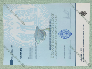 Universität zu Köln Urkunde, Universität zu Köln Degree