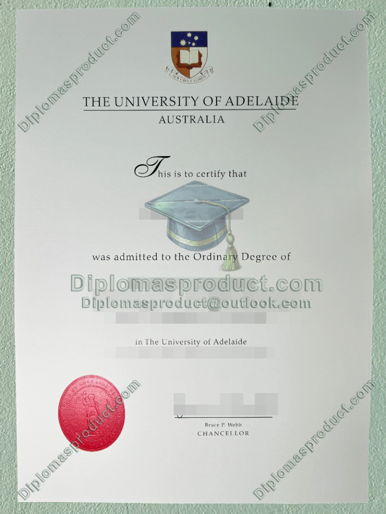 University of Adelaide Certificate, University of Adelaide Degree University of Adelaide Certificate, University of Adelaide Degree