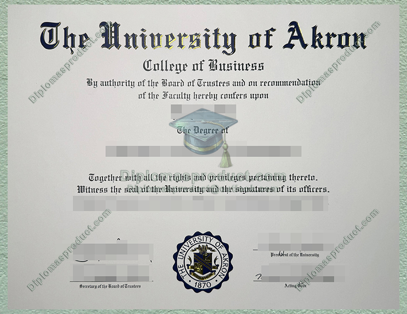 University of Akron Diploma, University of Akron Degree University of Akron Diploma, University of Akron Degree